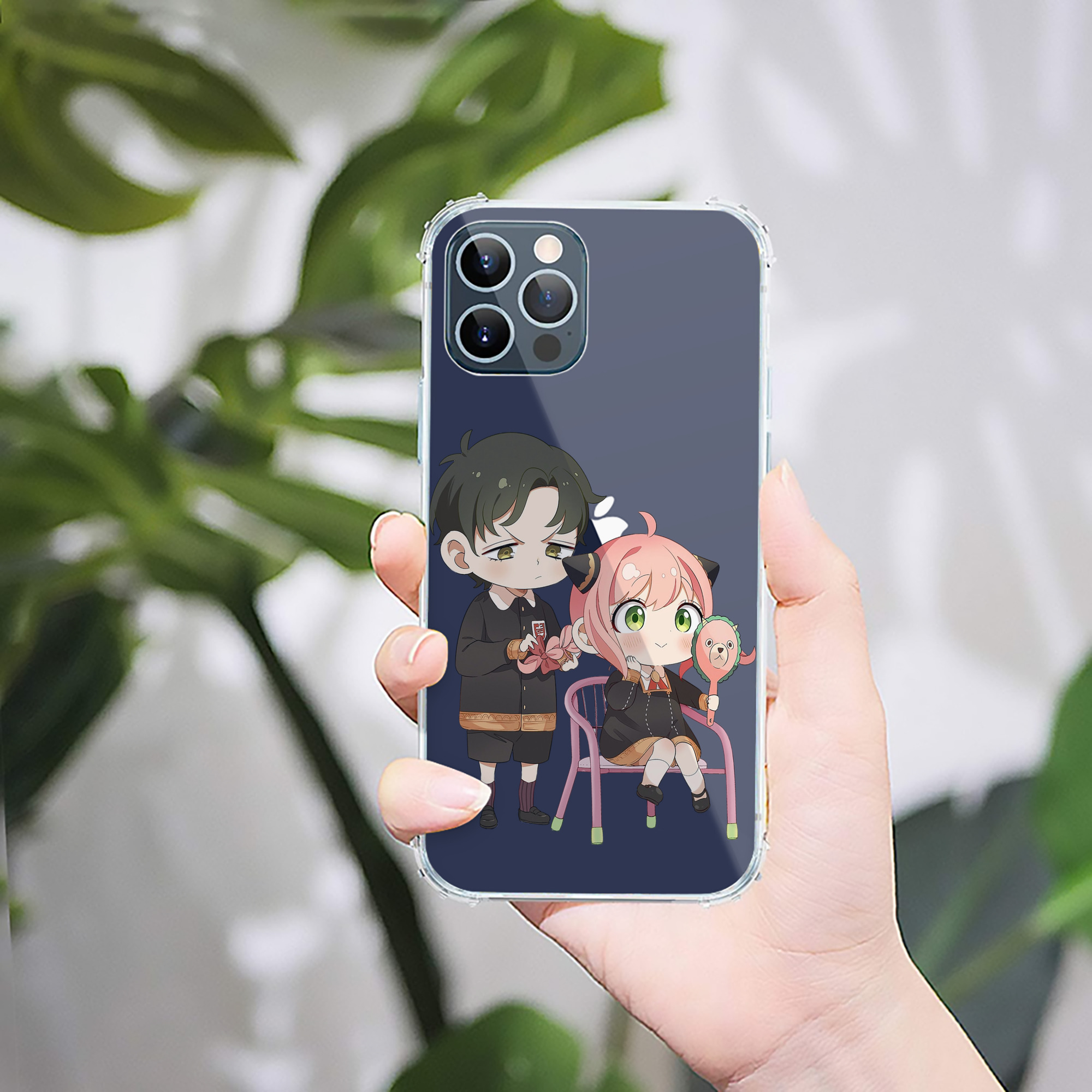 （画像用） SPY×FAMILY间谍家家酒 【iPhone 12シリーズ対応】透明スマホケース（クリアソフトケース）